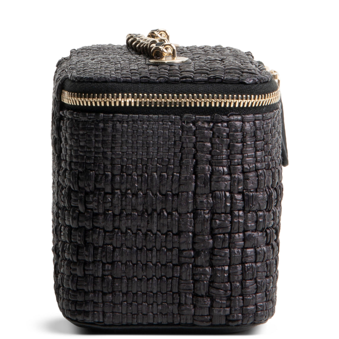 CHANEL Raffia Vanity Case