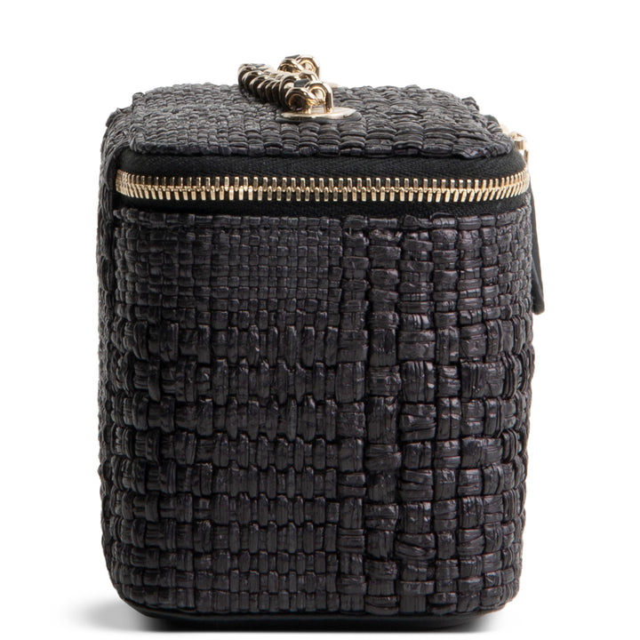 CHANEL Raffia Vanity Case