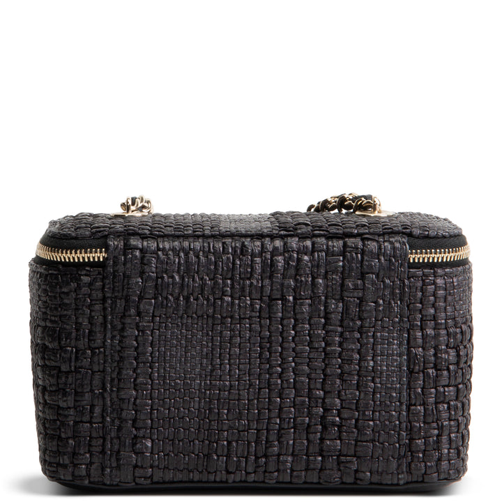 CHANEL Raffia Vanity Case