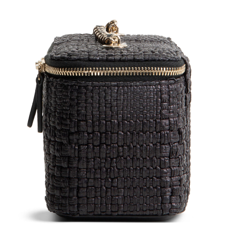 CHANEL Raffia Vanity Case