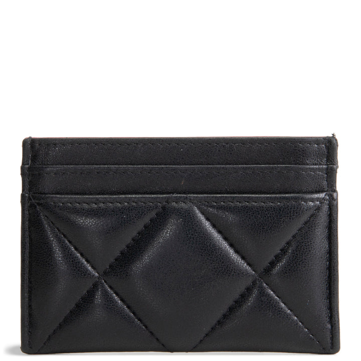 CHANEL 19 Card Holder - Black