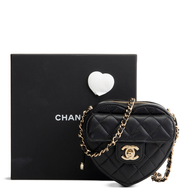CHANEL CC Love Heart Bag Mini