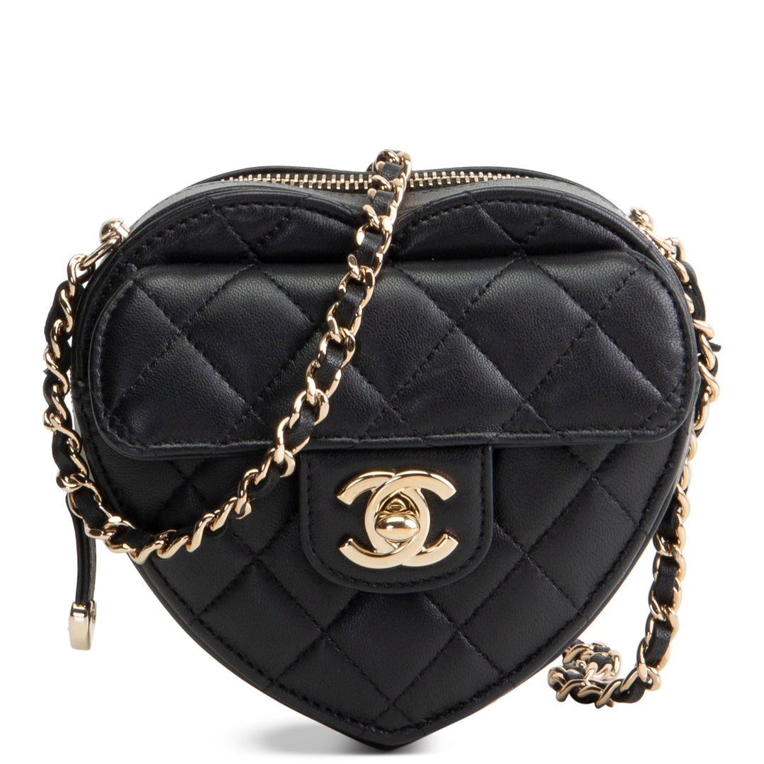 CHANEL CC Love Heart Bag Mini