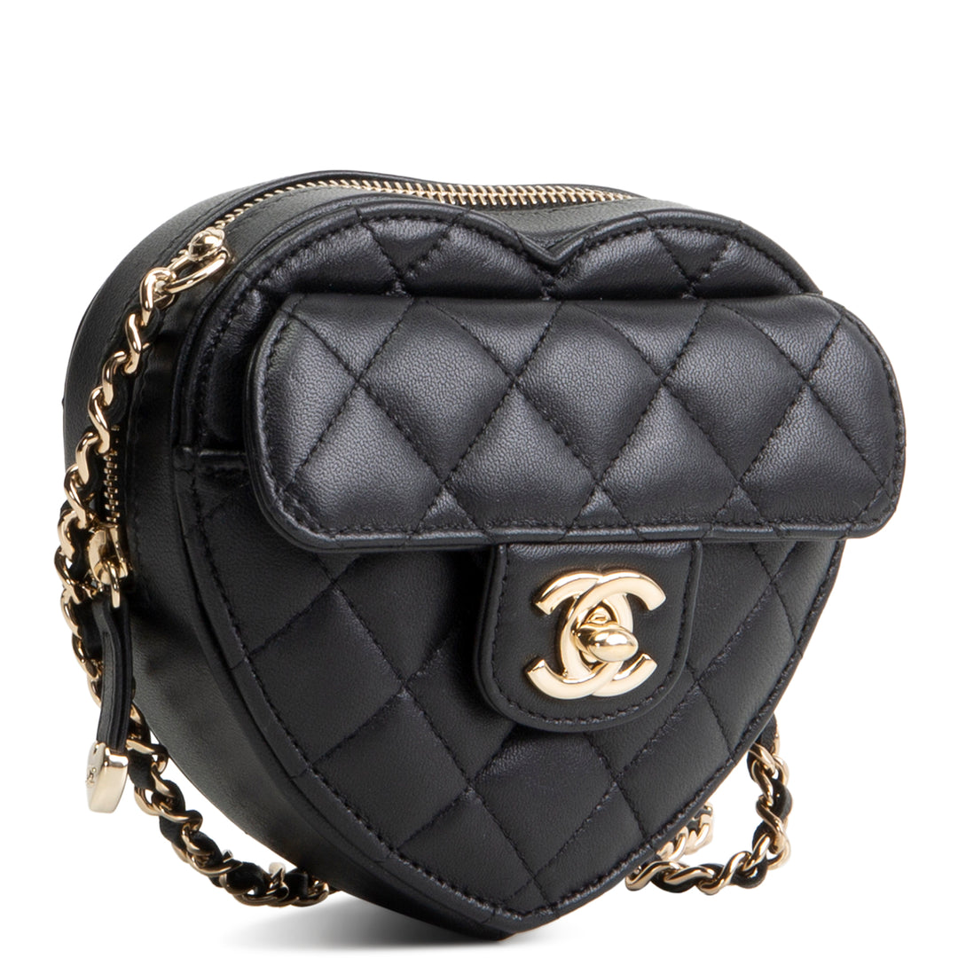 CHANEL CC Love Heart Bag Mini