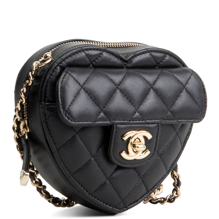 CHANEL CC Love Heart Bag Mini