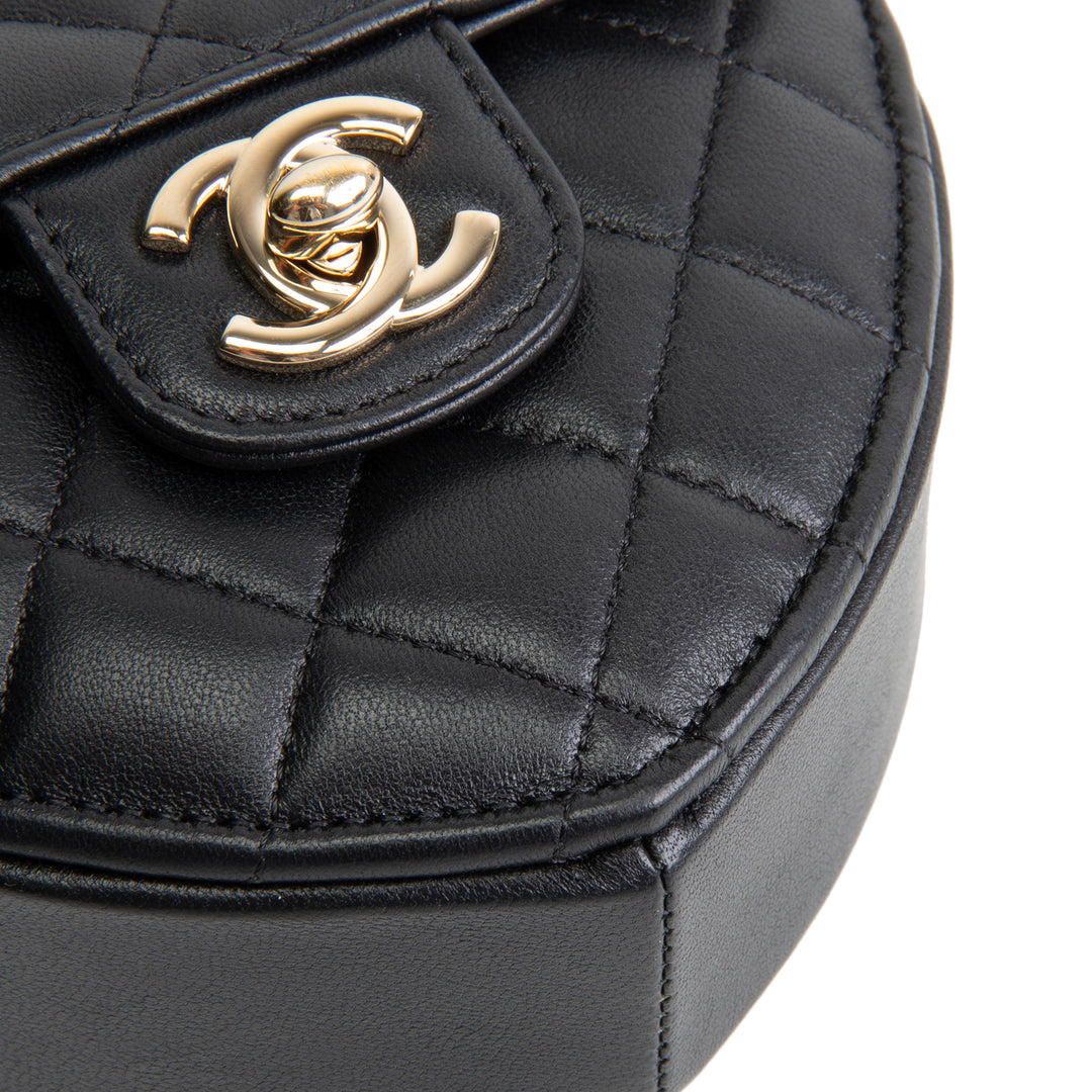 CHANEL CC Love Heart Bag Mini