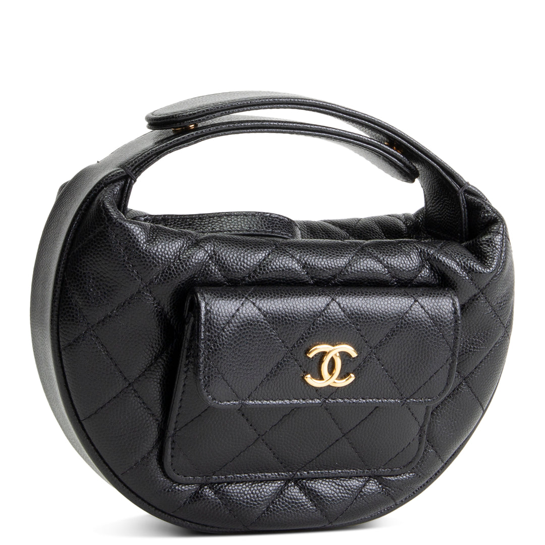 CHANEL Polly Pocket Hobo - Black