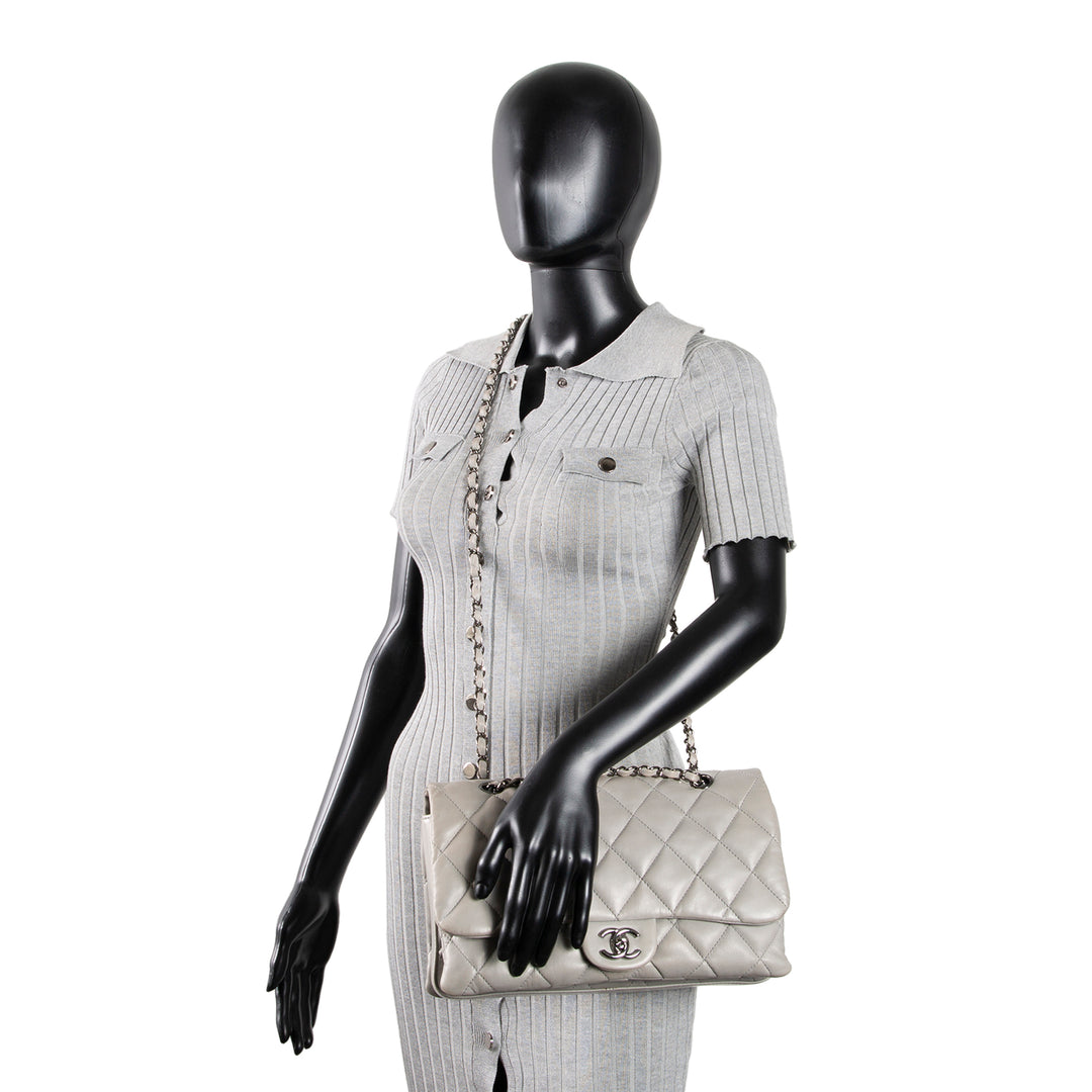 CHANEL Jumbo 3 Accordian Flap Bag