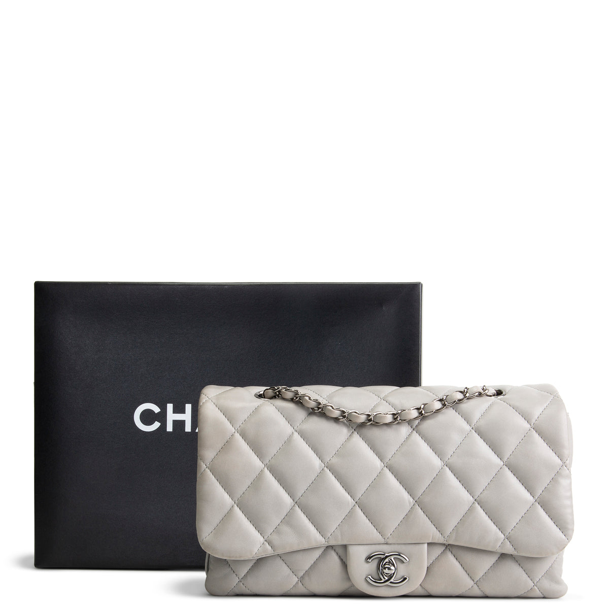 CHANEL Jumbo 3 Accordian Flap Bag