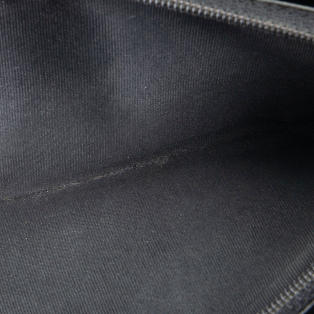 CHANEL Logo Zip Around Continental Wallet