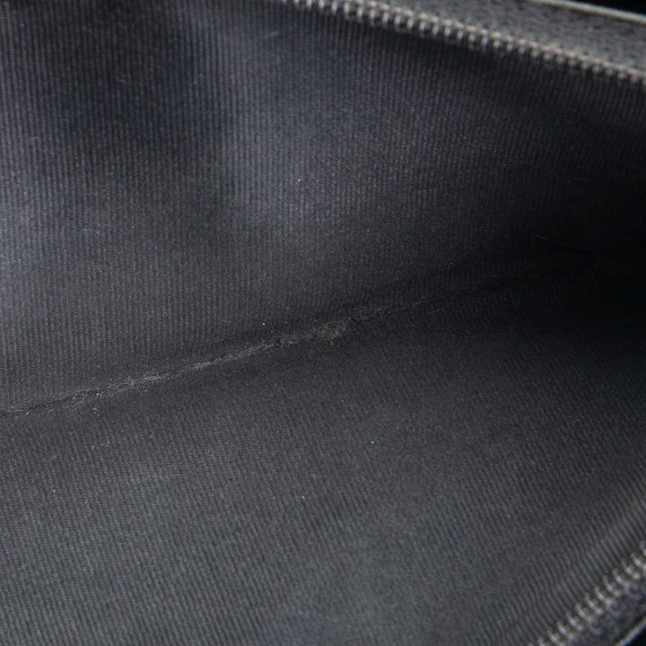 CHANEL Logo Zip Around Continental Wallet
