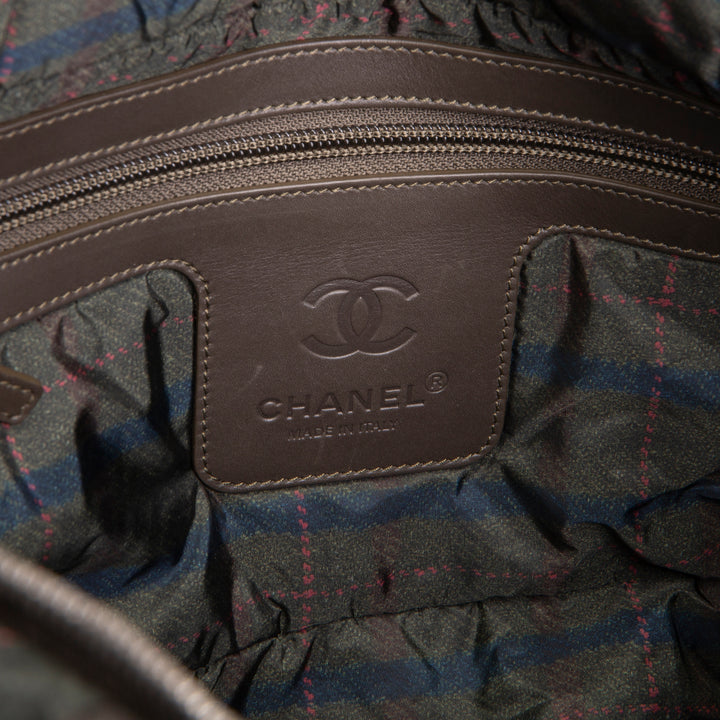 CHANEL Nylon Coco Cocoon Tote - Olive Green
