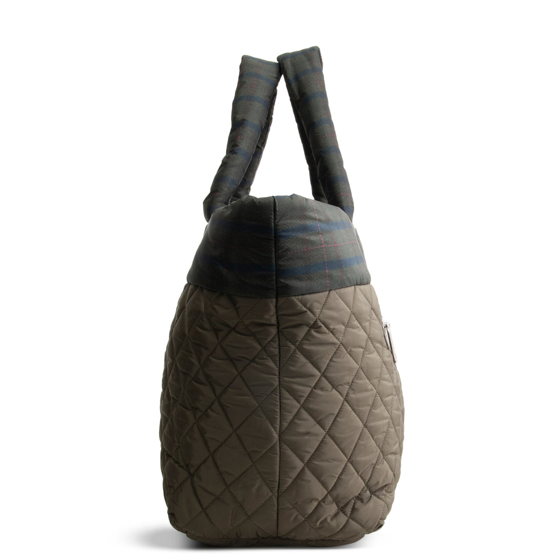 CHANEL Nylon Coco Cocoon Tote - Olive Green