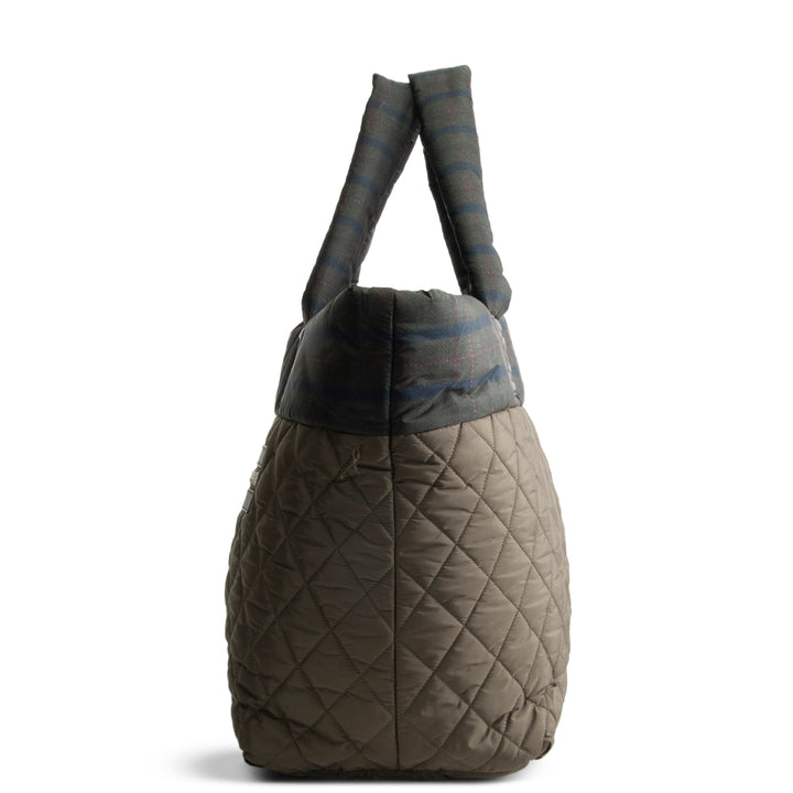 CHANEL Nylon Coco Cocoon Tote - Olive Green