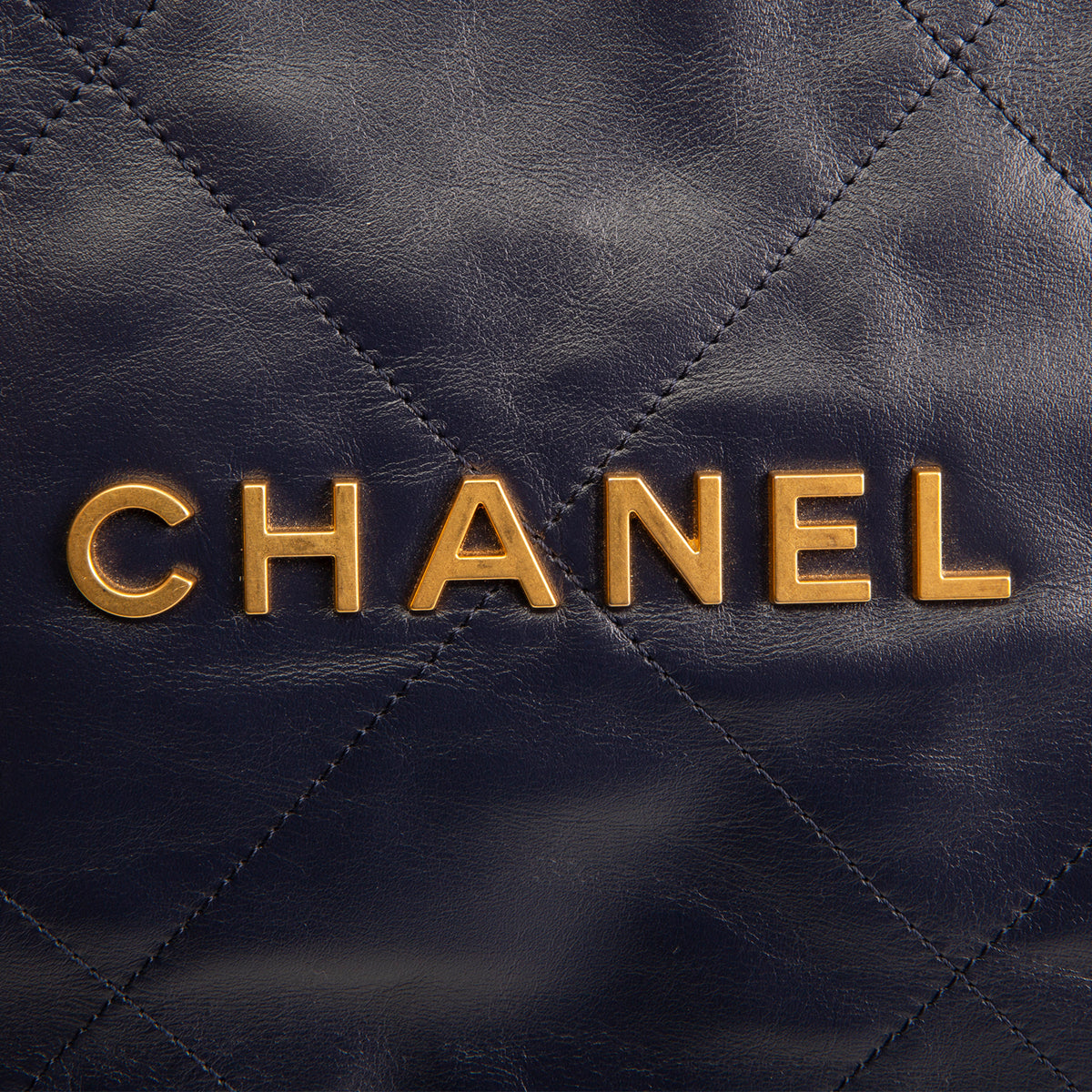 CHANEL Medium 22 Backpack - Navy