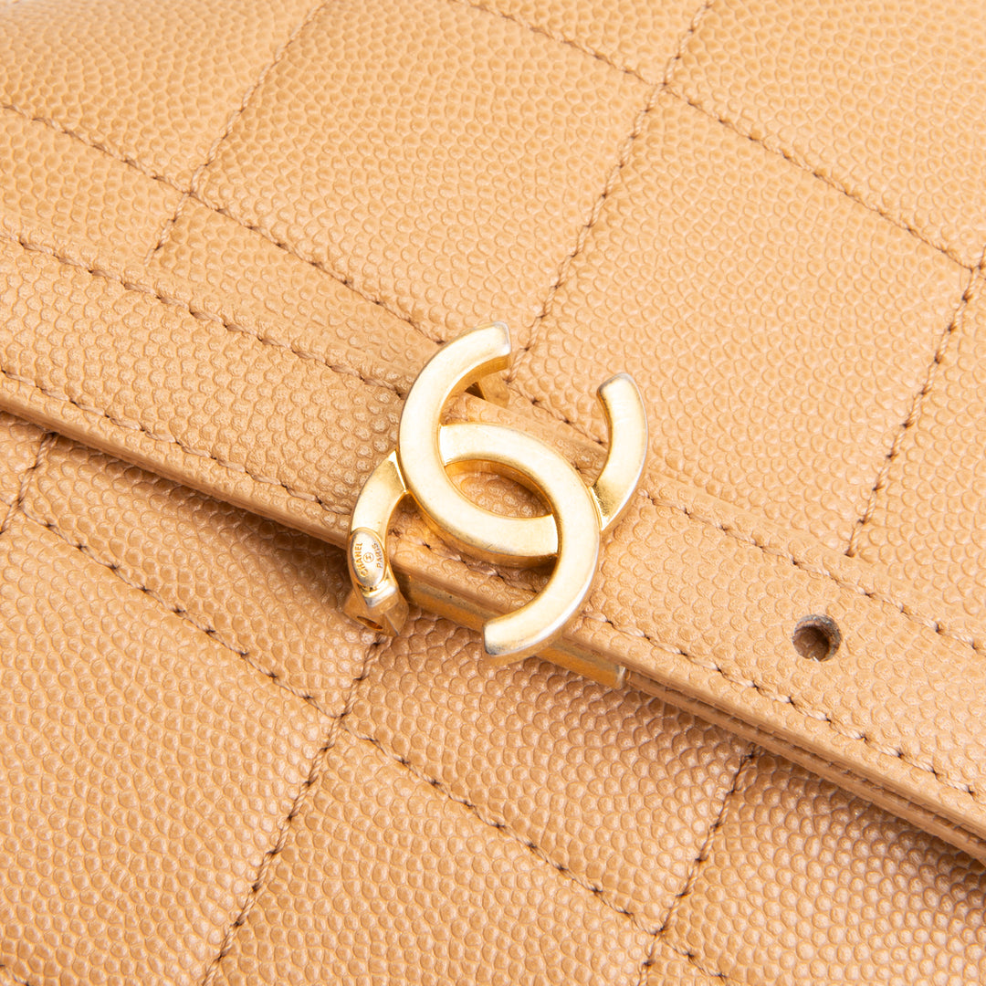 CHANEL CC Round Flap Compartment Messenger - Mini