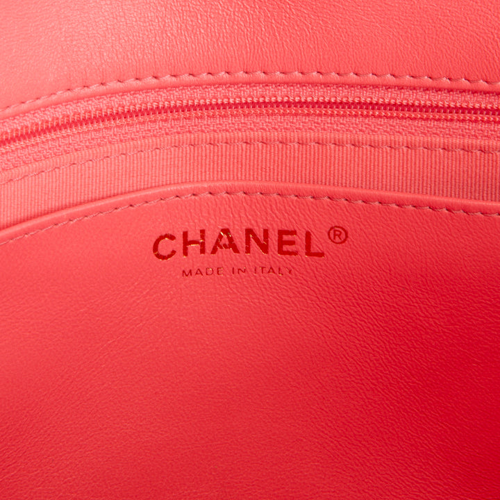 CHANEL Funky Town Medium Flap Bag - Pink