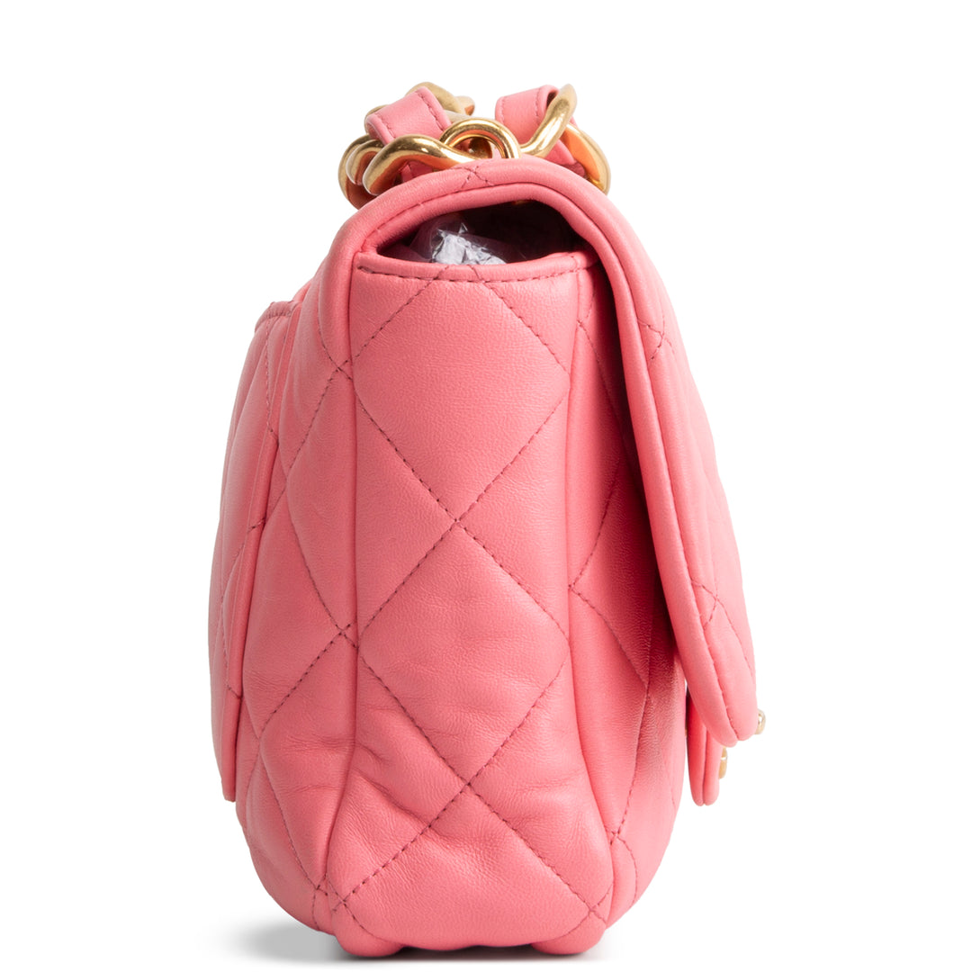 CHANEL Funky Town Medium Flap Bag - Pink