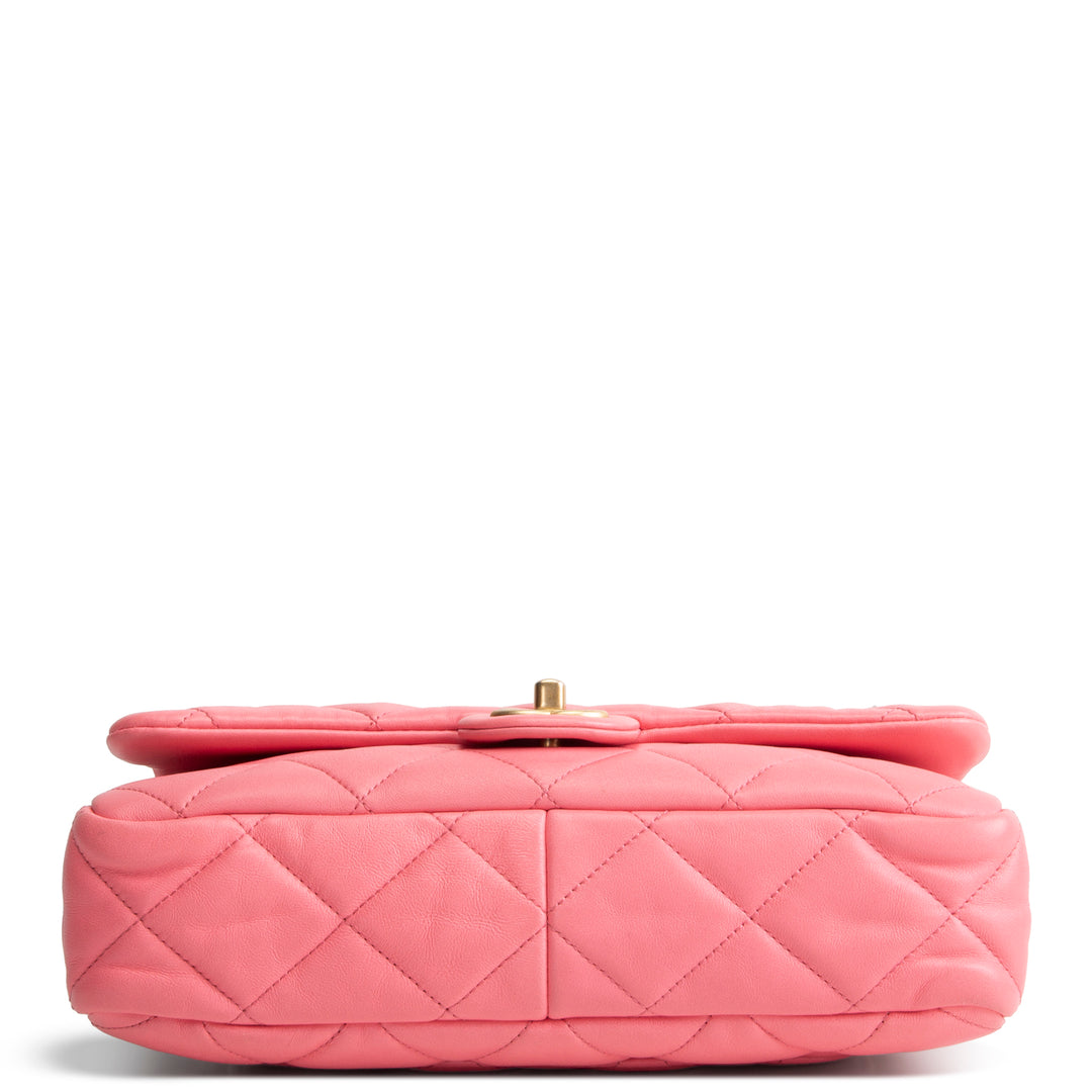 CHANEL Funky Town Medium Flap Bag - Pink