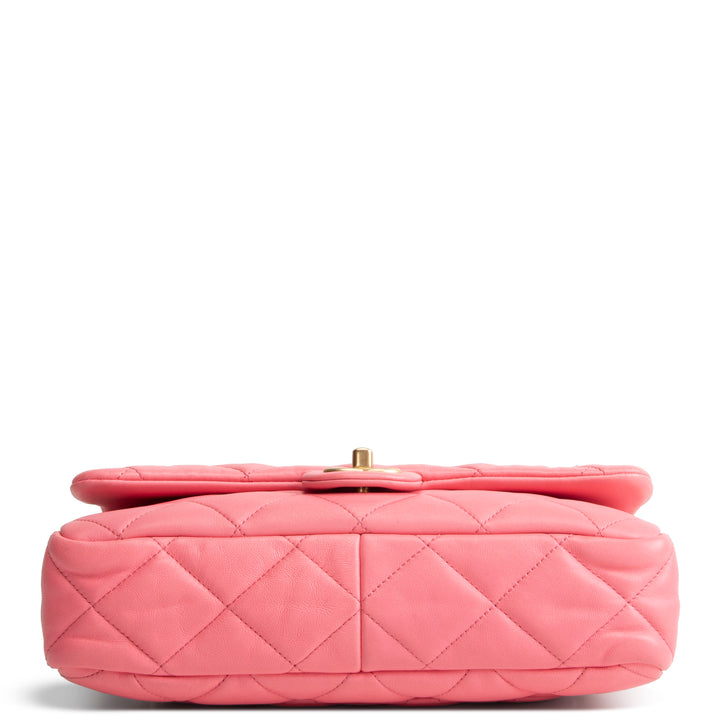 CHANEL Funky Town Medium Flap Bag - Pink