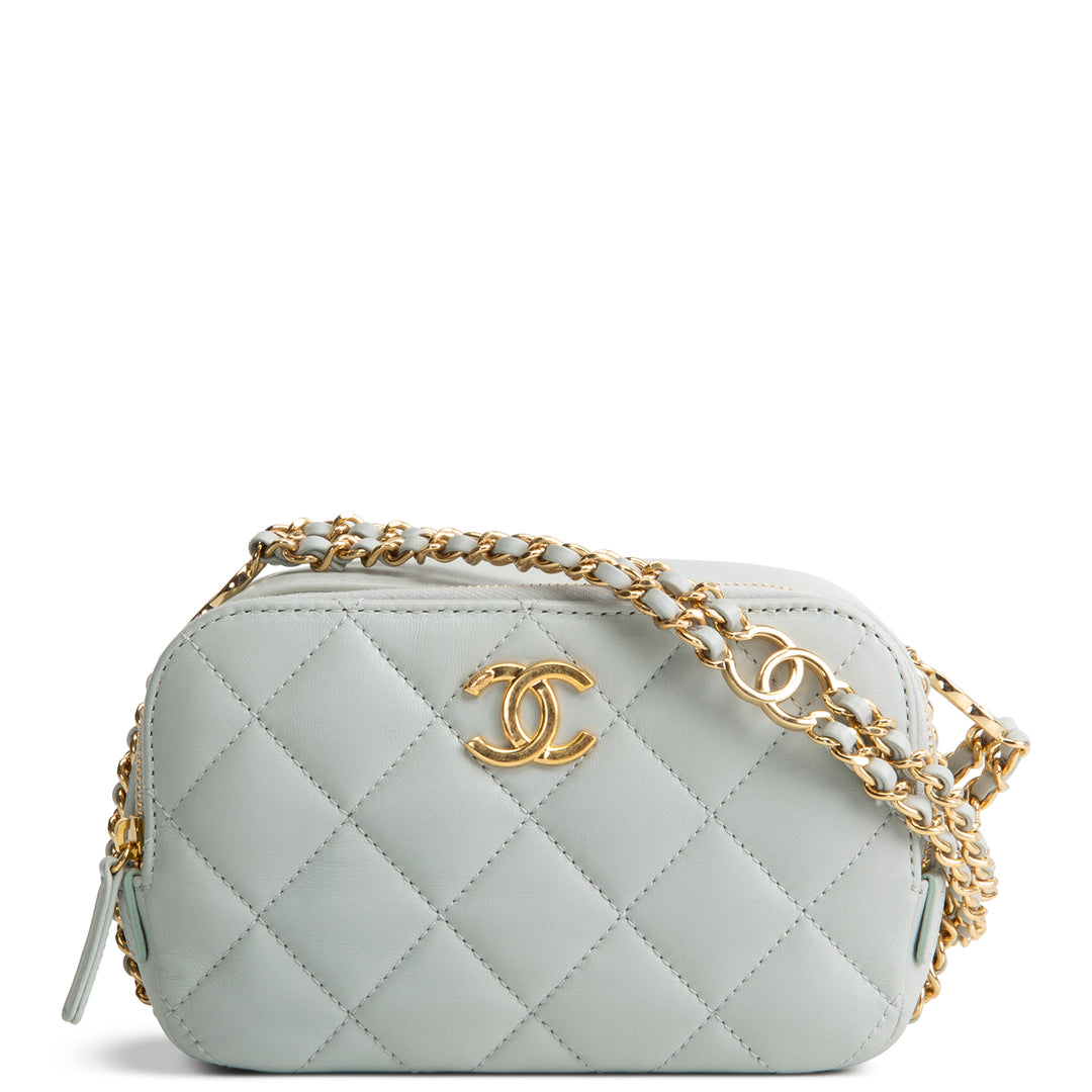 CHANEL CC You Camera Bag Lambskin - Cloud Grey