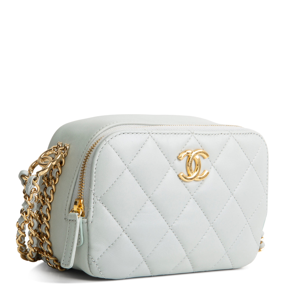 CHANEL CC You Camera Bag Lambskin - Cloud Grey
