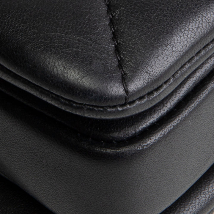 CHANEL Trendy CC Small Flap Top Handle - Black