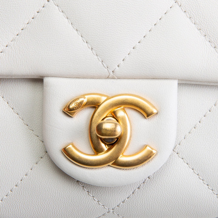 CHANEL In The Loop Flap Bag - White