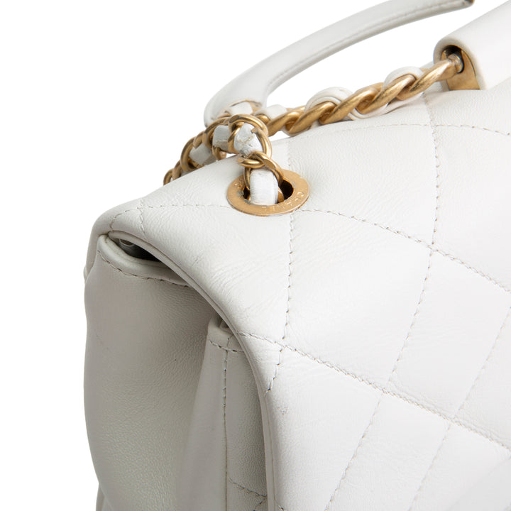 CHANEL In The Loop Flap Bag - White