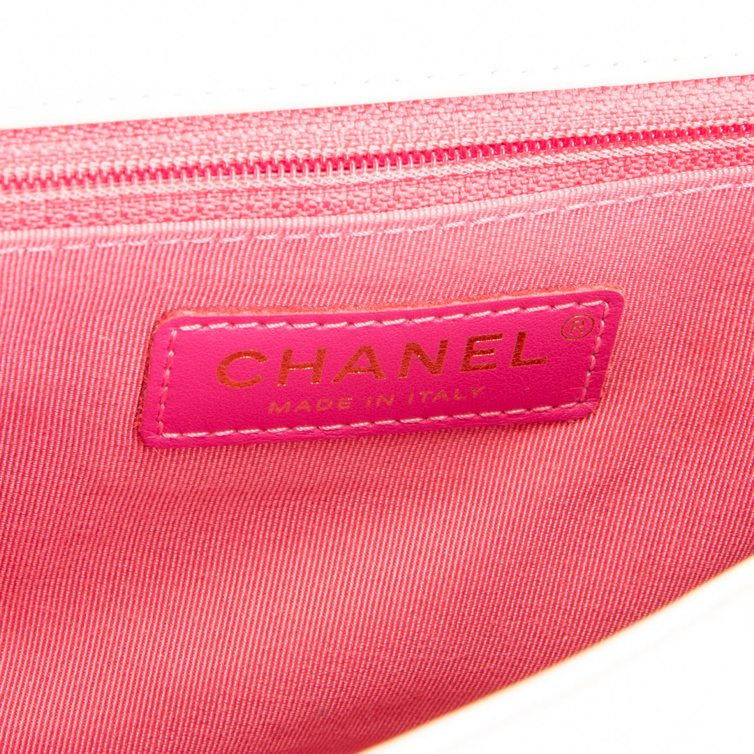 CHANEL In The Loop Flap Bag - White