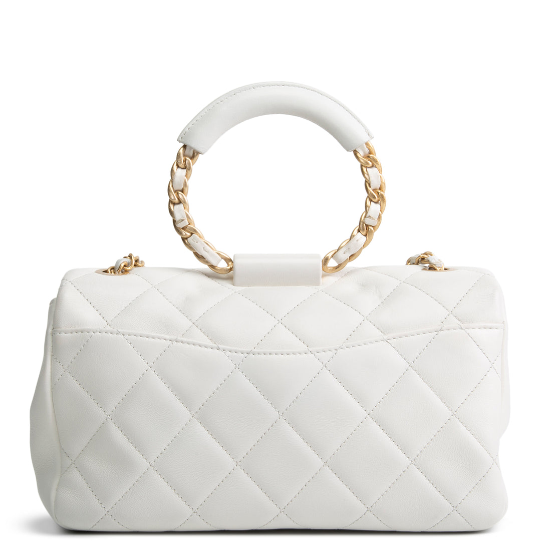 CHANEL In The Loop Flap Bag - White