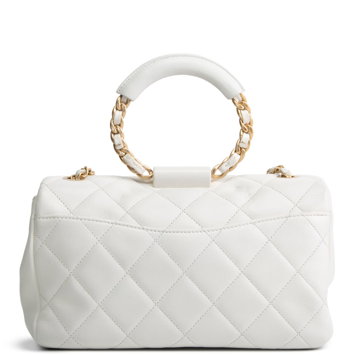 CHANEL In The Loop Flap Bag - White