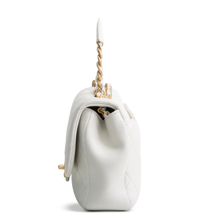 CHANEL In The Loop Flap Bag - White