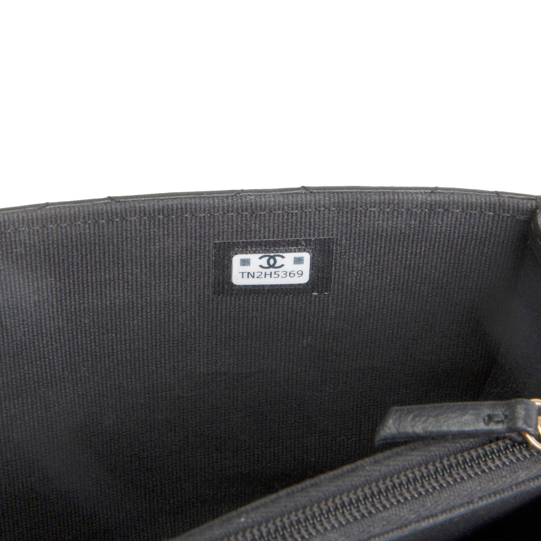 CHANEL Lambskin Trendy Wallet On Chain - Black OUTLET FINAL SALE