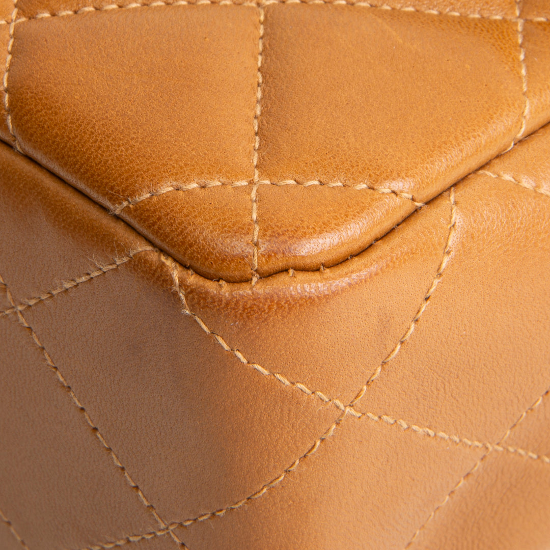 CHANEL Vintage Tortoise Shell Chain Flap