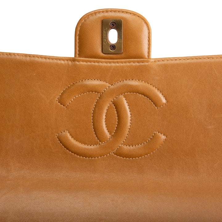 CHANEL Vintage Tortoise Shell Chain Flap