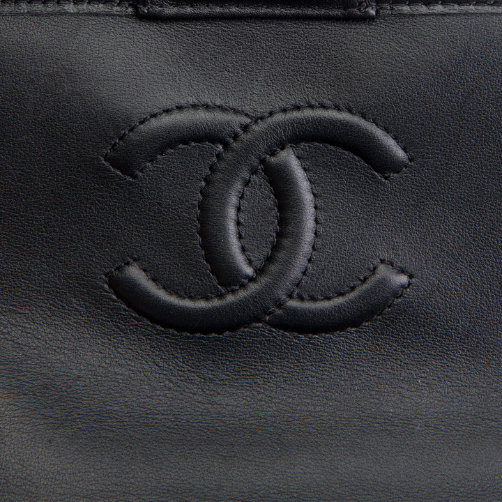 CHANEL Tweed Top Handle School Memory Flap Bag