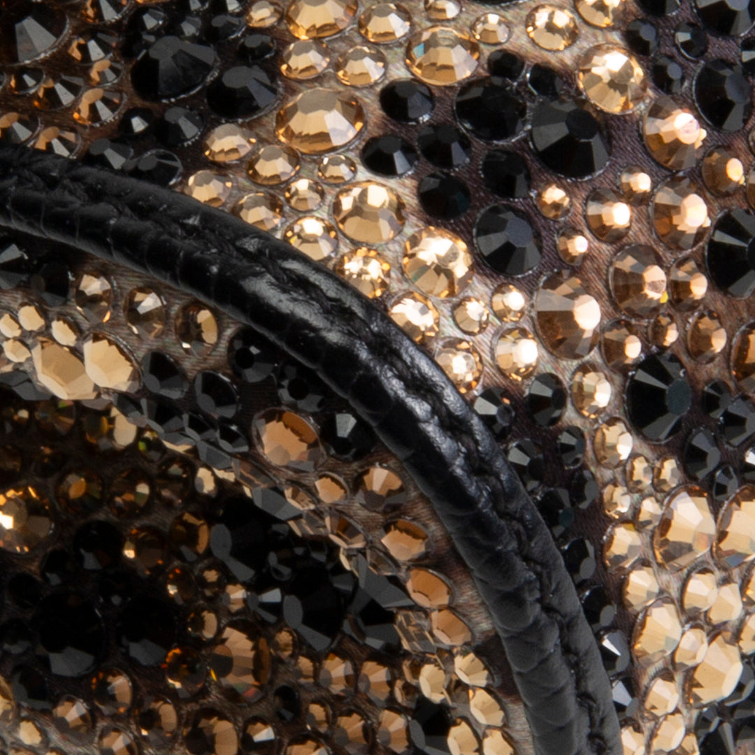 DOLCE & GABBANA Crystal Embellished Leopard Super Mini Miss Sicily - Brown