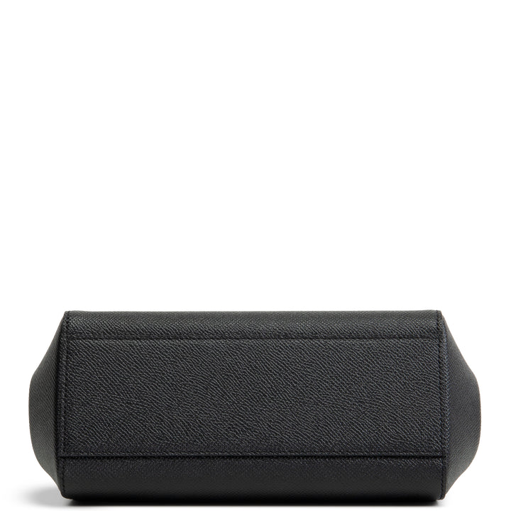 DOLCE & GABBANA Small Leather Sicily w/ Strap - Black