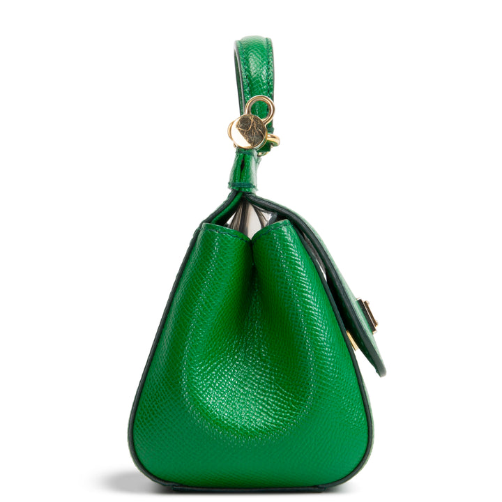 DOLCE & GABBANA Leather Sicily Mini - Green