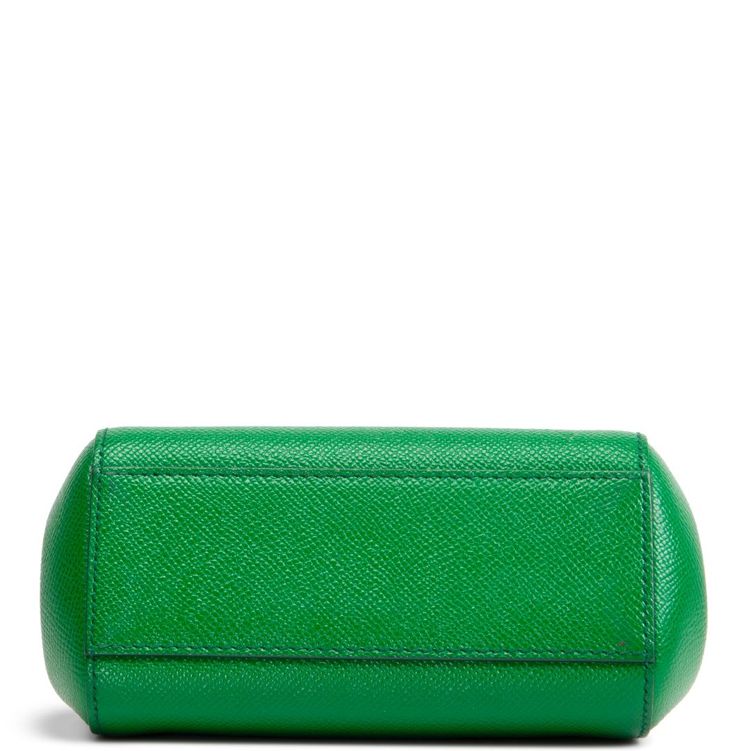 DOLCE & GABBANA Leather Sicily Mini - Green