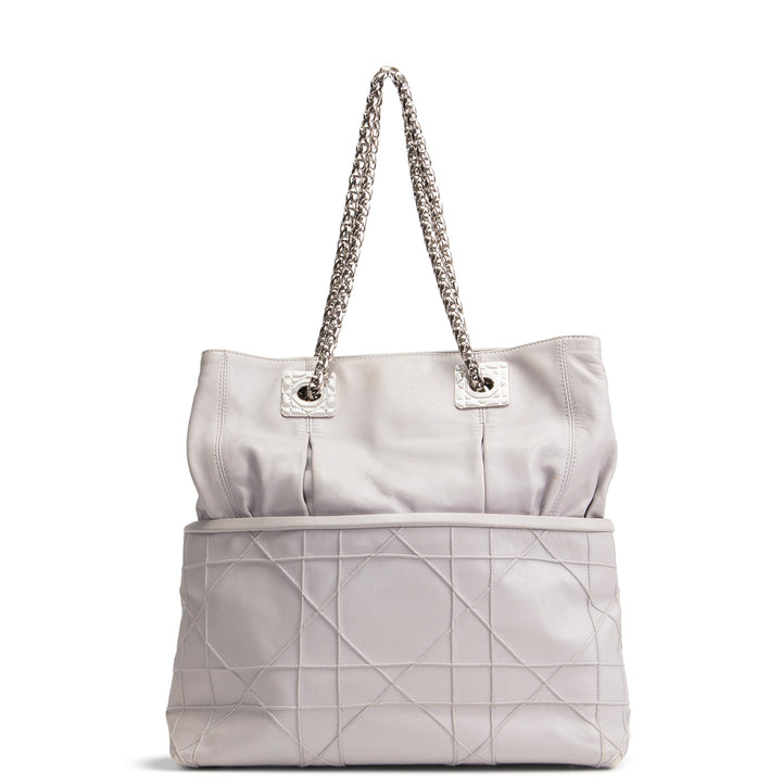 DIOR Cannage Granville Tote - Grey