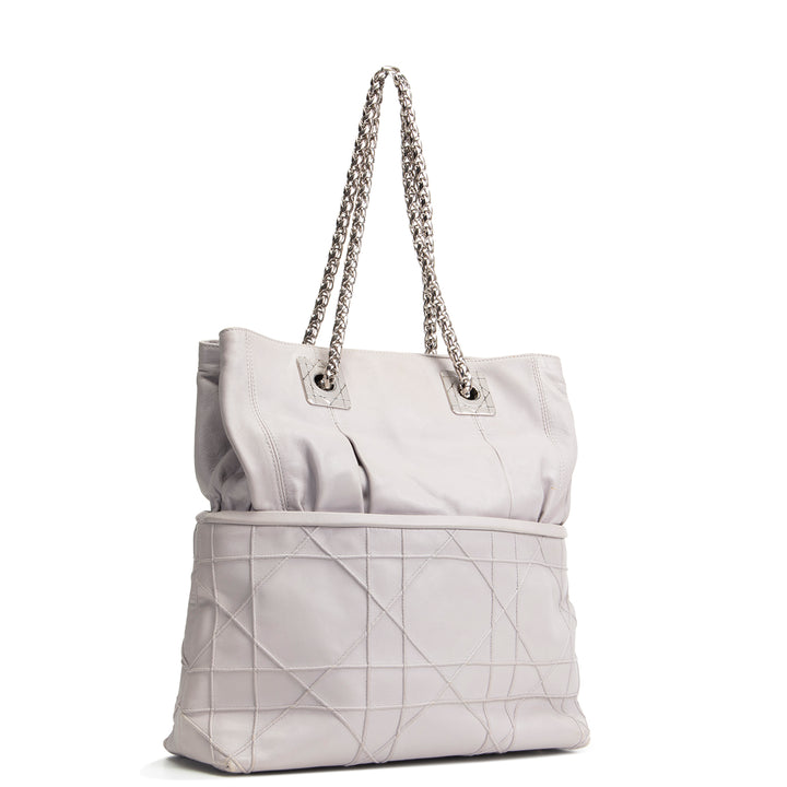 DIOR Cannage Granville Tote - Grey