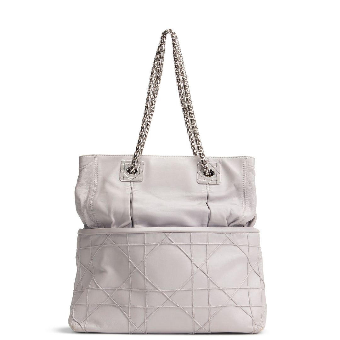 DIOR Cannage Granville Tote - Grey