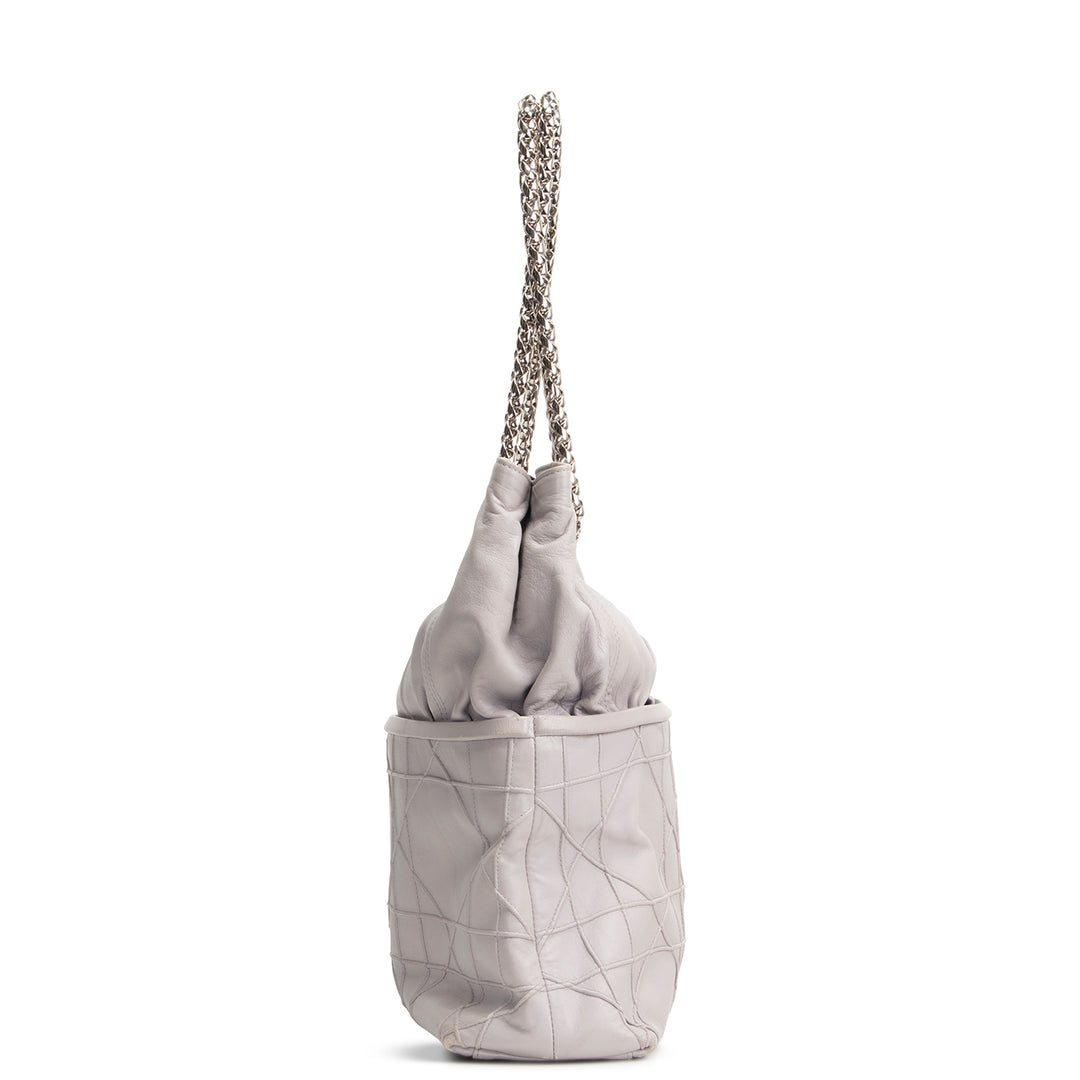 DIOR Cannage Granville Tote - Grey