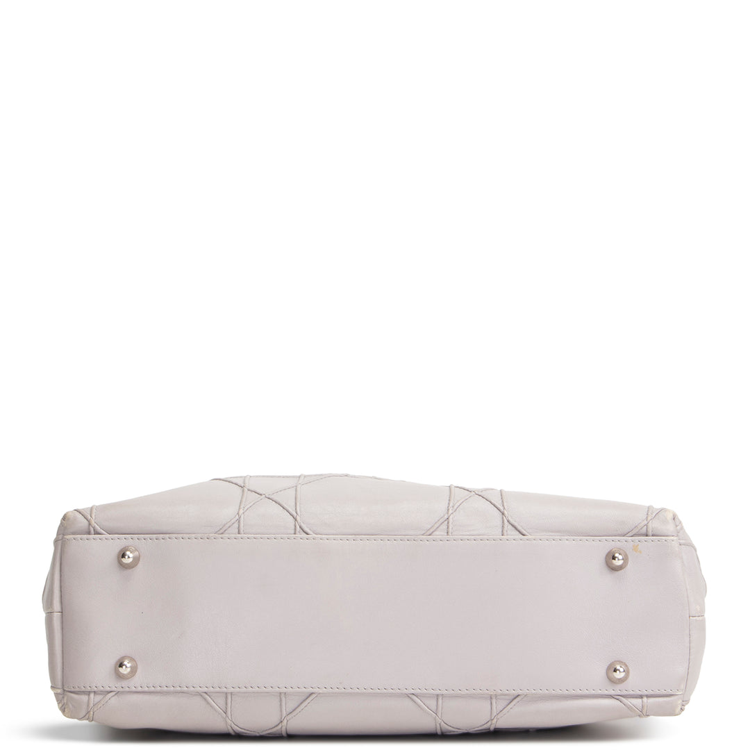 DIOR Cannage Granville Tote - Grey