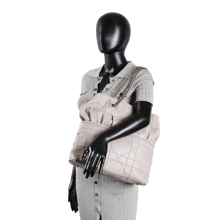 DIOR Cannage Granville Tote - Grey