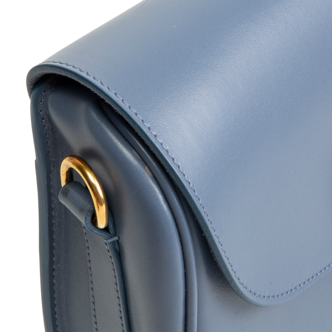 DIOR Bobby Medium Flap Bag - Denim Blue