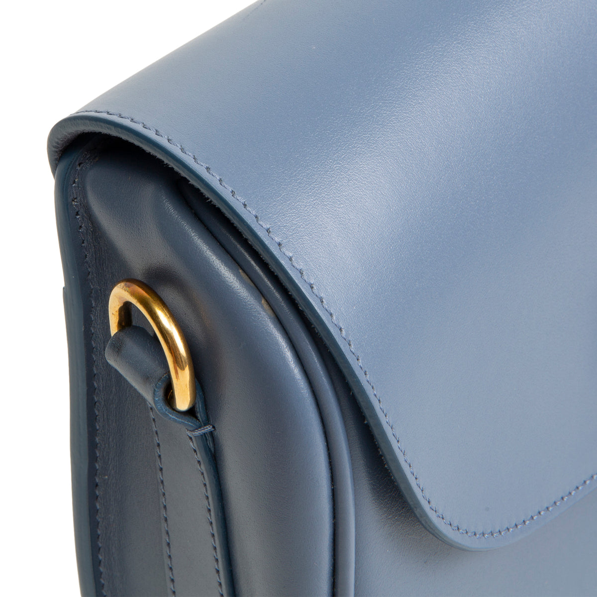 DIOR Bobby Medium Flap Bag - Denim Blue