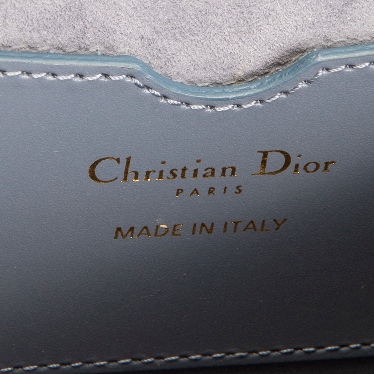 DIOR Bobby Medium Flap Bag - Denim Blue